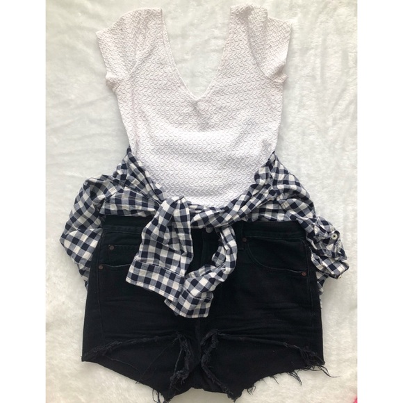 F21 Checkered Plaid Shirt - Picture 2 of 3